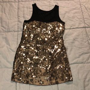 Express sequin dress